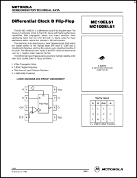 datasheet for MC100EL51D by Motorola