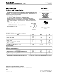 datasheet for BCP69T1 by Motorola