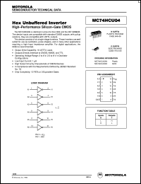 datasheet for MC145190F by Motorola