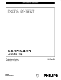 datasheet for N74ALS373DB by Philips Semiconductors