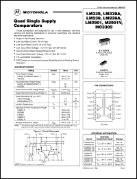 datasheet for LM3302P by Motorola