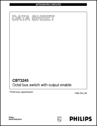 datasheet for CBT3245 by Philips Semiconductors