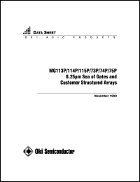 datasheet for MG73PB14 by 