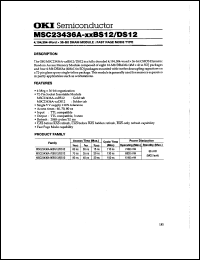 datasheet for MSC23436A-80DS12 by 