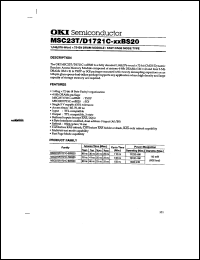 datasheet for MSC23D1721C-70BS20 by 