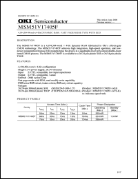 datasheet for MSM51V17405F-60SJ by 