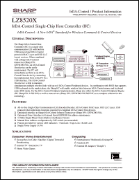 datasheet for LZ8520X by Sharp
