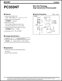datasheet for PC355NT by Sharp