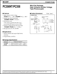 datasheet for PC356NT by Sharp