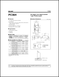 datasheet for PC364 by Sharp