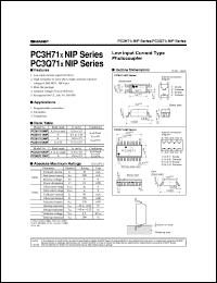 datasheet for PC3H710NIP by Sharp