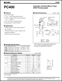 datasheet for PC400 by Sharp