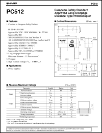 datasheet for PC512 by Sharp