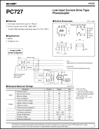 datasheet for PC727 by Sharp