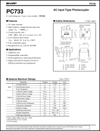 datasheet for PC733 by Sharp