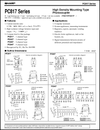 datasheet for PC817 by Sharp