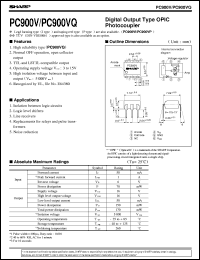 datasheet for PC900VQ by Sharp