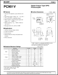 datasheet for PC901V by Sharp