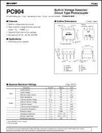 datasheet for PC904A by Sharp