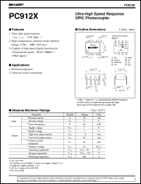 datasheet for PC912X by Sharp