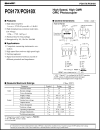 datasheet for PC917X by Sharp