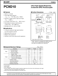 datasheet for PC9D10 by Sharp