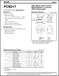 datasheet for PC9D17 by Sharp
