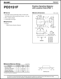 datasheet for PD3151F by Sharp