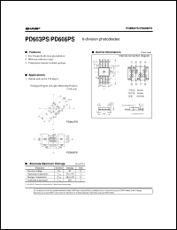 datasheet for PD663PS by Sharp