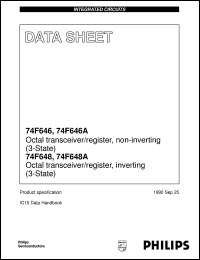 datasheet for N74F648D by Philips Semiconductors