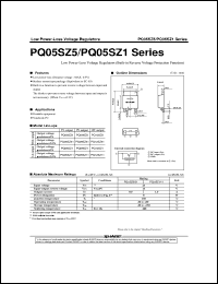 datasheet for PQ05SZ5 by Sharp