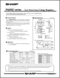 datasheet for PQ5RS1E by Sharp