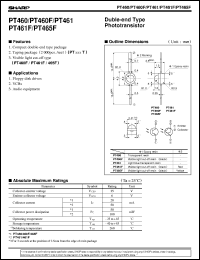 datasheet for PT460 by Sharp