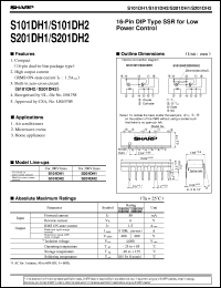 datasheet for S101DH2 by Sharp