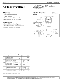 datasheet for S11MA01 by Sharp