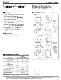 datasheet for S11MD4T by Sharp