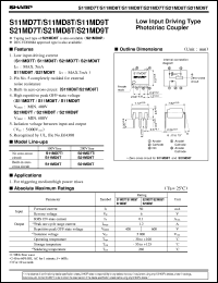 datasheet for S11MD7T by Sharp