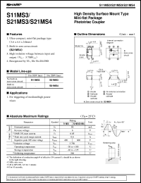 datasheet for S11MS3 by Sharp