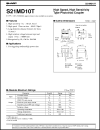 datasheet for S21MD10T by Sharp