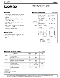 datasheet for S22MD2 by Sharp