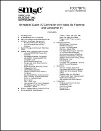 datasheet for FDC37B77X by Standard Microsystems Corporation