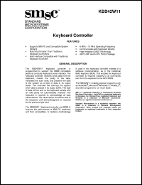datasheet for KBD42W11 by Standard Microsystems Corporation