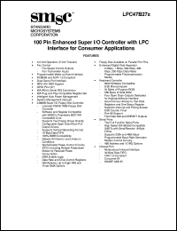 datasheet for LPC47B27x by Standard Microsystems Corporation