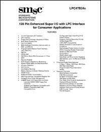 datasheet for LPC47B34x by Standard Microsystems Corporation