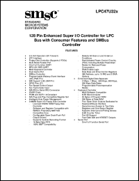 datasheet for LPC47U32x by Standard Microsystems Corporation