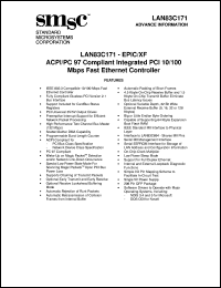 datasheet for LAN83C171 by Standard Microsystems Corporation