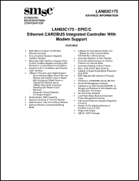 datasheet for LAN83C175 by Standard Microsystems Corporation