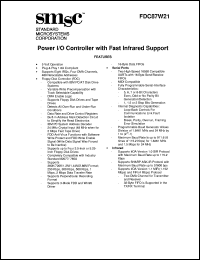 datasheet for FDC87W21 by Standard Microsystems Corporation