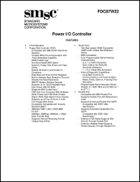 datasheet for FDC87W22 by Standard Microsystems Corporation