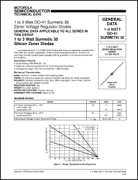 datasheet for 3EZ220D5 by Motorola